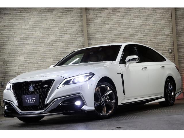 クラウンハイブリッド ＲＳアドバンスＦｏｕｒ４ＷＤＴＲＤフルエアロ４本出しマフラー　本州仕入／禁煙車／寒冷地リアフォグ／ＮＥＷリアスモーク施工／パノラミックビュー全方位カメラ／デジタルインナーミラー／ハーフレザーシート／ナビ／フルセグＴＶ／３眼ＬＥＤヘッドライト／カードキー／ドラレコ（64枚目）