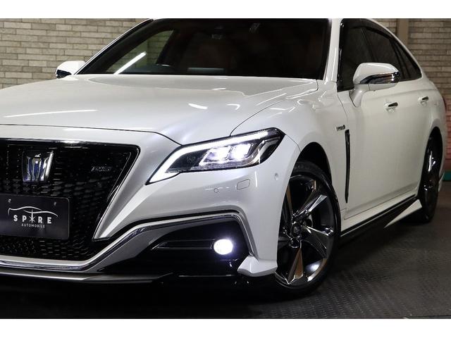 クラウンハイブリッド ＲＳアドバンスＦｏｕｒ４ＷＤＴＲＤフルエアロ４本出しマフラー　本州仕入／禁煙車／寒冷地リアフォグ／ＮＥＷリアスモーク施工／パノラミックビュー全方位カメラ／デジタルインナーミラー／ハーフレザーシート／ナビ／フルセグＴＶ／３眼ＬＥＤヘッドライト／カードキー／ドラレコ（76枚目）