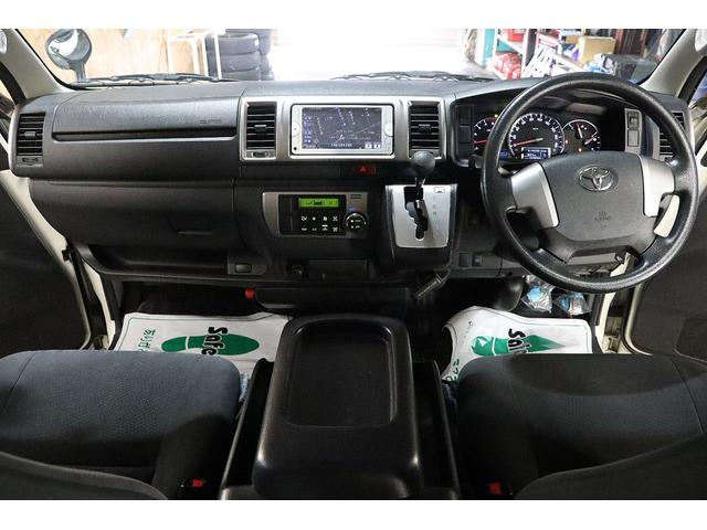 ハイエースバン ロングスーパーGL4WD本州仕入x寒冷地仕様x夏冬タイヤ付 メモリーナビ/地デジTV/CD/Bluetooth/ETC/キーレス//新品4灯LED/新品スモール&ナンバー灯LED/ドアバイザー/電動格納ミラー/ライトレベライザー/4型スーパーGL/2バッテリー(18枚目)