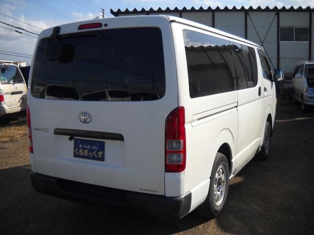 レジアスエースバン ロングDX 本州仕入 オートマ4WD 走行168000KM ABS Wエアバック キーレス Wエアコン リヤヒーター ナビ CD Bカメラ AC100V電源 ETC ヘッドライトレベライザー プライバシーガラス(5枚目)