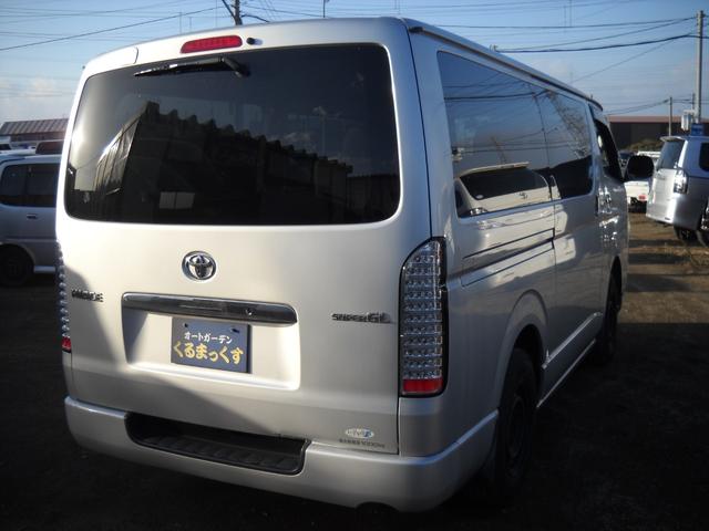 ハイエースバン ロングスーパーGL 本州仕入 ディーゼル オートマ4WD 走行178000K キーレス ABSエアバック ナビTV Bトゥース DVD再生 ETC オートライト デュアルエアコン Rヒーター Pガラス ドライブレコーダー(5枚目)