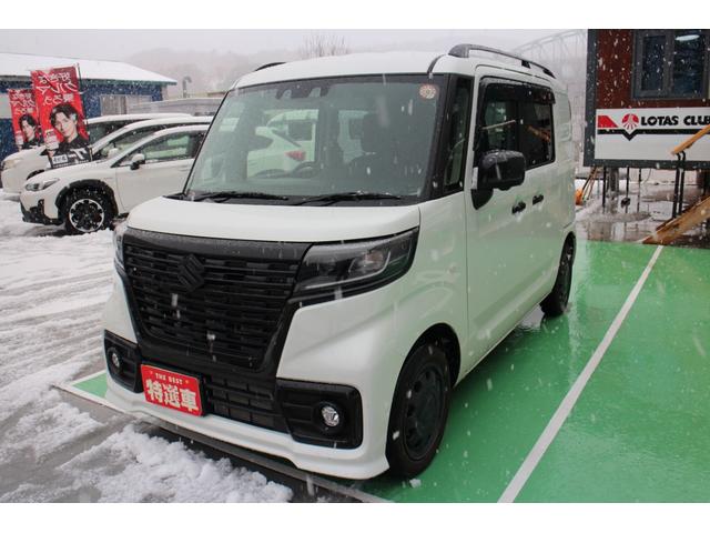 スペーシアベース XF 4WD ワンオーナー 禁煙車 ナビ テレビ 全方位カメラ シートヒーター 社外エンジンスターター スタッドレスタイヤ付き(2枚目)