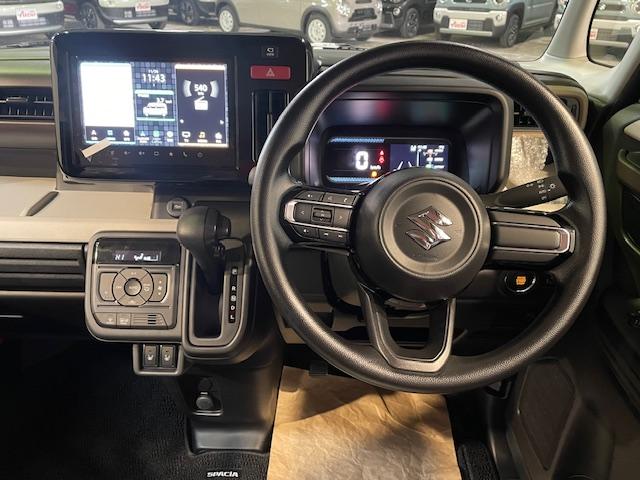 スペーシア ハイブリッドX 全方位モニター付メモリーナビゲーション フルセグ Bluetooth スズキコネクト LEDヘッドライト ミラーヒーター スズキセーフティサポート 両側パワースライドドア シートヒーター 寒冷地仕様(13枚目)