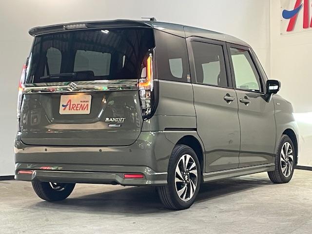 ソリオバンディット ハイブリッドMV スズキセーフティ メーカーOP9インチナビ 全方位カメラ TV Bluetooth接続可 DVD再生 AppleCarplay ドラレコ ETC LEDヘッドライト LEDフォグランプ シートヒーター(3枚目)