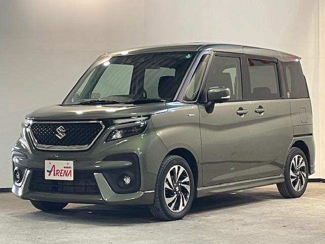 ソリオバンディット ハイブリッドMV スズキセーフティ メーカーOP9インチナビ 全方位カメラ TV Bluetooth接続可 DVD再生 AppleCarplay ドラレコ ETC LEDヘッドライト LEDフォグランプ シートヒーター(7枚目)