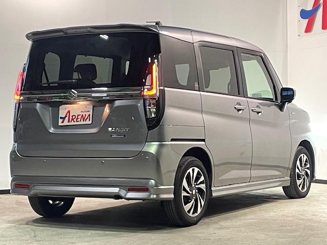 ソリオバンディット ハイブリッドMV スズキコネクト対応車 スズキセーフティ メーカーOP9インチナビ 全方位カメラ フルセグTV Bluetooth接続可 DVD再生 LEDヘッドライト LEDフォグ 両側パワスラ 追従クルコン(3枚目)