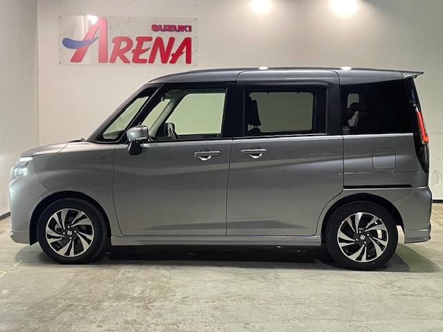 ソリオバンディット ハイブリッドMV スズキコネクト対応車 スズキセーフティ メーカーOP9インチナビ 全方位カメラ フルセグTV Bluetooth接続可 DVD再生 LEDヘッドライト LEDフォグ 両側パワスラ 追従クルコン(6枚目)