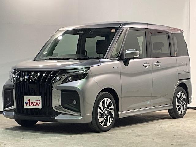 ソリオバンディット ハイブリッドMV スズキコネクト対応車 スズキセーフティ メーカーOP9インチナビ 全方位カメラ フルセグTV Bluetooth接続可 DVD再生 LEDヘッドライト LEDフォグ 両側パワスラ 追従クルコン(7枚目)