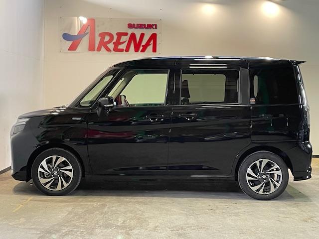 ソリオバンディット ハイブリッドＭＶ　４ＷＤ　ハイブリッドＭ全方位モニター付きナビ　フルセグ　スズキコネクト対応　両側パワースライドドア　ＬＥＤヘッドライト　アダプティブクルーズコントロール　シートヒーター　電動パーキングブレーキ（7枚目）