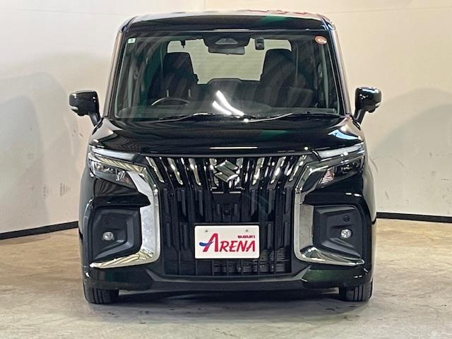 ソリオバンディット ハイブリッドＭＶ　４ＷＤ　ハイブリッドＭ全方位モニター付きナビ　フルセグ　スズキコネクト対応　両側パワースライドドア　ＬＥＤヘッドライト　アダプティブクルーズコントロール　シートヒーター　電動パーキングブレーキ（9枚目）