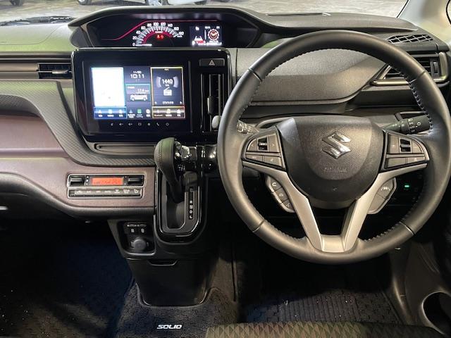 ソリオバンディット ハイブリッドＭＶ　４ＷＤ　ハイブリッドＭ全方位モニター付きナビ　フルセグ　スズキコネクト対応　両側パワースライドドア　ＬＥＤヘッドライト　アダプティブクルーズコントロール　シートヒーター　電動パーキングブレーキ（13枚目）