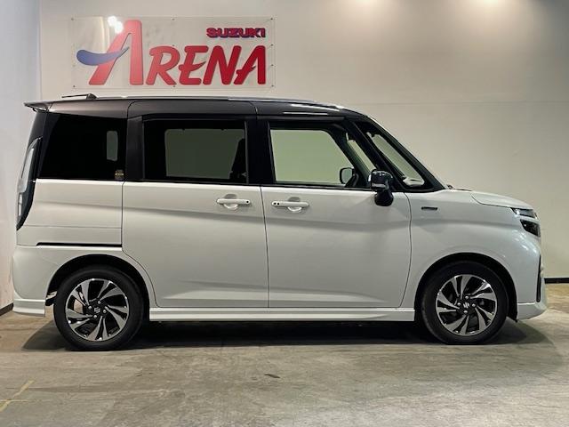 ソリオバンディット ハイブリッドＭＶ　４ＷＤ　全方位モニター付メモリーナビ　フルセグ　Ｂｌｕｅｔｏｏｔｈ　両側パワースライドドア　コーナーセンサー　ＥＴＣ　アダプティブクルーズコントロール　シートヒーター　ＬＥＤヘッドライト（4枚目）