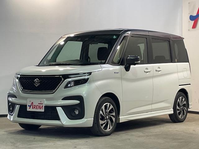 ソリオバンディット ハイブリッドＭＶ　４ＷＤ　全方位モニター付メモリーナビ　フルセグ　Ｂｌｕｅｔｏｏｔｈ　両側パワースライドドア　コーナーセンサー　ＥＴＣ　アダプティブクルーズコントロール　シートヒーター　ＬＥＤヘッドライト（9枚目）