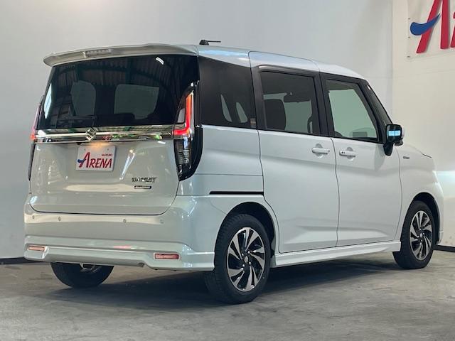 ソリオバンディット ハイブリッドＭＶ　４ＷＤ　全方位モニター付メモリーナビ　フルセグ　Ｂｌｕｅｔｏｏｔｈ　両側パワースライドドア　コーナーセンサー　ＥＴＣ　アダプティブクルーズコントロール　シートヒーター　ＬＥＤヘッドライト（5枚目）