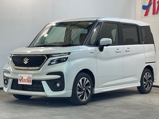 ソリオバンディット ハイブリッドＭＶ　４ＷＤ　全方位モニター付メモリーナビ　フルセグ　Ｂｌｕｅｔｏｏｔｈ　両側パワースライドドア　コーナーセンサー　ＥＴＣ　アダプティブクルーズコントロール　シートヒーター　ＬＥＤヘッドライト（9枚目）