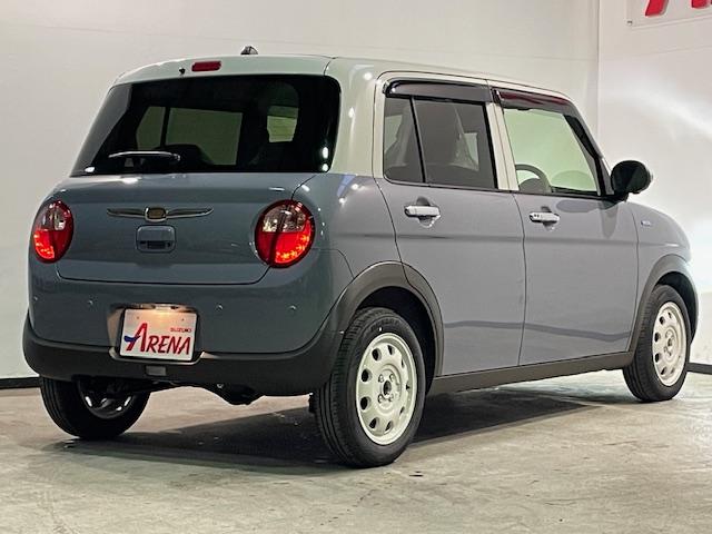 アルトラパンLC ハイブリッドX 4WD スズキコネクト対応車 登録済未使用車 全方位パッケージ オートライト シートヒーター プッシュスタート ステアリングリモコン スズキセーフティ 14インチ純正アルミ Cタイプ充電ソケット(3枚目)
