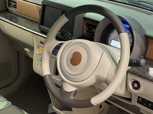 アルトラパンLC ハイブリッドX 4WD スズキコネクト対応車 登録済未使用車 全方位パッケージ オートライト シートヒーター プッシュスタート ステアリングリモコン スズキセーフティ 14インチ純正アルミ Cタイプ充電ソケット(15枚目)