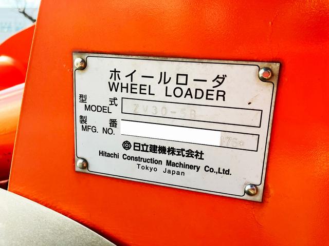 日立　中古　ホイールローダ　ＺＷ３０－５Ｂ(8枚目)