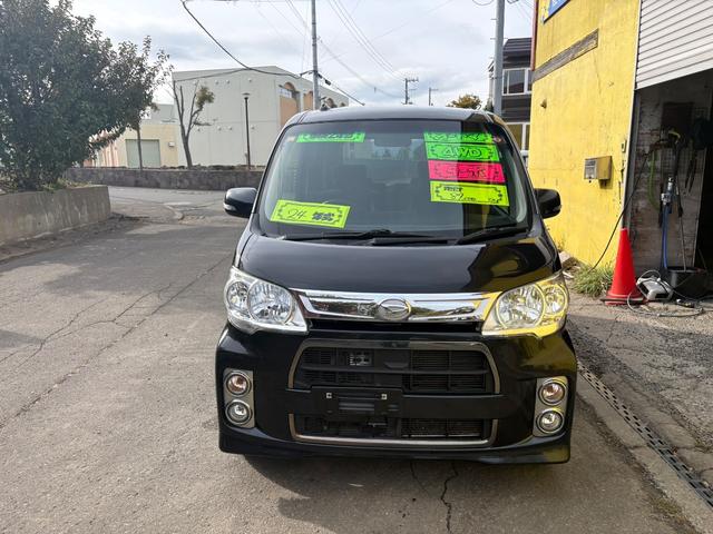 ルクラカスタム RS AT 4WD ターボ スマートキー エコアイドル タントエグゼ仕様 エンスタ 社外ナビ(2枚目)