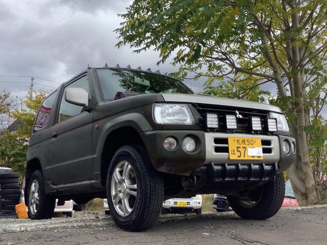 三菱 パジェロミニ ｖｒ リフトアップ 自衛隊カラー塗装 サイドガード 39 8万円 平成15年 03年 北海道 中古車 価格 Com