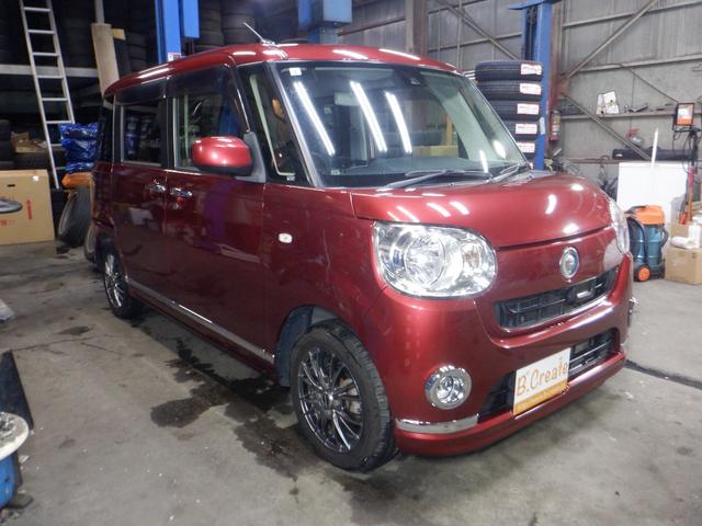 ムーヴキャンバス Xリミテッドメイクアップ SAII 4WD 本州仕入 ナビ TV B/T Bカメラ 両側電動 スマートキー プッシュスタート フォグランプ 衝突軽減 ステアリングスイッチ ETC オートライト アイドリングストップ(9枚目)