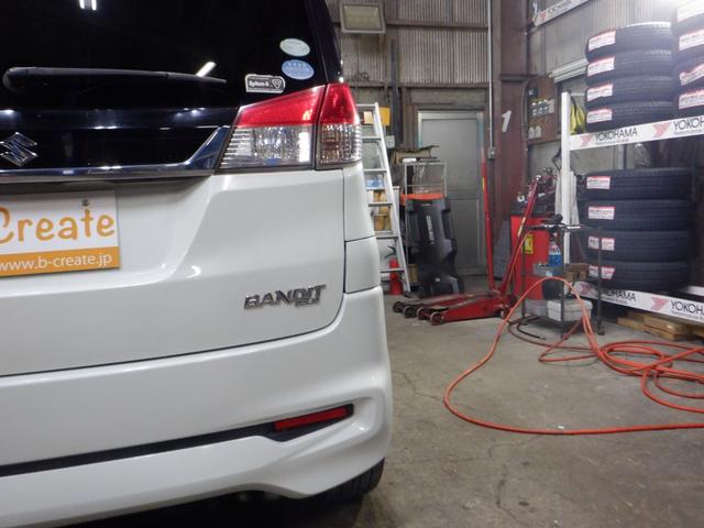 ソリオバンディット ベースグレード　４ＷＤ　ナビ　フルセグＴＶ　ＵＳＢ接続　バックカメラ　サイドカメラ　シートヒーター　両側パワスラ　１００Ｖ電源　ＨＩＤ　フォグランプ　ドアバイザー　スマートキー　プッシュスタート（26枚目）