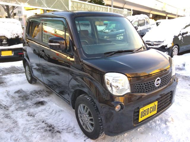 モコ X FOUR 4WD ABS インテリジェントキー プッシュスタート ETC ナビTV ブルーツース バックカメラ リモコンスターター ドアミラーウインカー D席シートヒーター 夏冬アルミタイヤ 車検令和9年12月(2枚目)