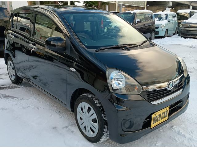 ミライース Xf SA 4WD ABS キーレス アイドリングストップ 衝突被害軽減ブレーキ 横滑り防止装置 ナビTV バックカメラ Bluetooth 夏冬タイヤ付 リモコンスターター 車検令和9年12月(2枚目)