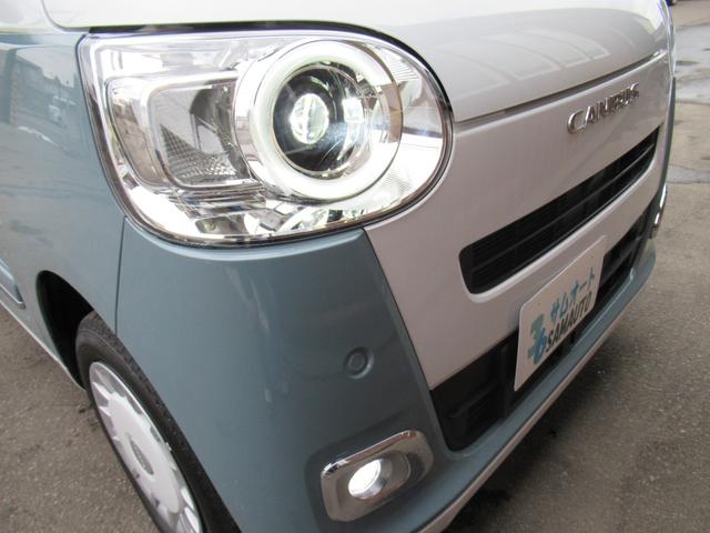 ムーヴキャンバス ストライプスＧ　４ＷＤ＆走行９キロ＆両側パワースライドドア＆ＬＥＤヘッドライト＆フォグランプ＆ホッとカップホルダー＆マルチインフォメーションディスプレイ＆運転席＆助手席シートヒーター＆オートエアコン（6枚目）