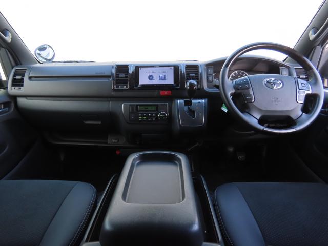 ハイエースバン スーパーＧＬダークプライムＩＩ　トヨタセーフティセンス　カロッツエリアナビ　リアカメラ　エンスタ　モデリスタスポイラー（11枚目）