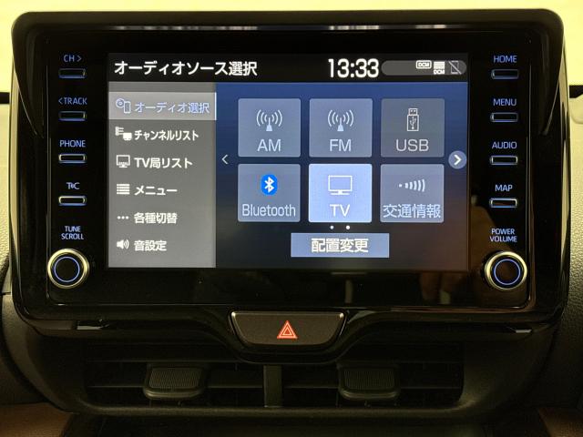 ヤリスクロス ハイブリッドＺ　純正ディスプレイオーディオ　ＴＶフル　リアカメラ　前後ドラレコ　夏冬タイヤ付　ＥＴＣ（4枚目）