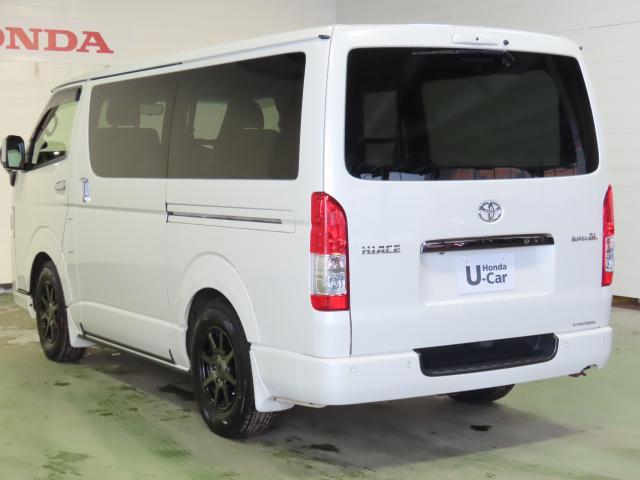 ハイエースバン スーパーＧＬダークプライムＩＩ　パナソニックナビ　ＴＶフル　コブラオーバーフェンダー　ＴＲＤスポイラー　エンスタ　前後ドラレコ　ＥＴＣ（9枚目）