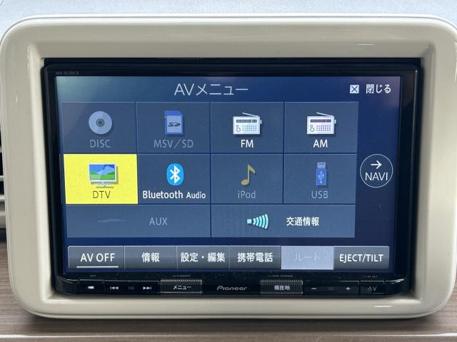 アルトラパン Ｘ　スズキセーフティサポート　カロッツェリアナビ　マルチカメラ　ＴＶフル　夏冬タイヤ付（4枚目）