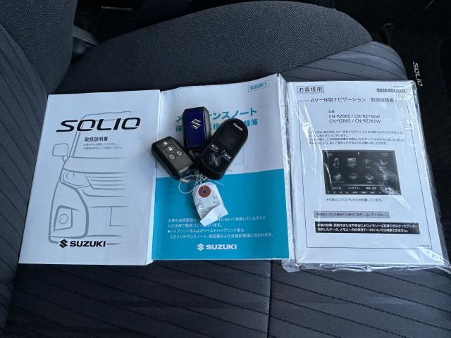ソリオ ハイブリッドＭＺ　パナソニックナビ　マルチビューカメラ　エンスタ　夏冬タイヤ付　前後ドラレコ（23枚目）