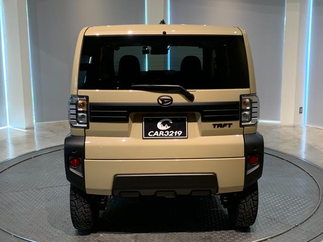 タフト Ｘ　４ＷＤ　ＤＡＭＤ．ＬＩＴＴＬＥ．Ｄフェイスキット　１インチリフトアップ　ガラスルーフ　純正スターター　アルパインディスプレイオーディオ　バックカメラ　Ａｐｐｌｅｃａｒｐｌａｙ（4枚目）