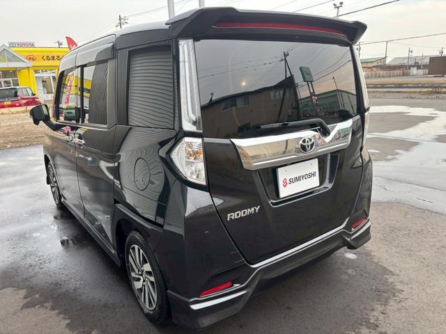 ルーミー カスタムG 4WD シートヒーター 純正エンスタ 両側電動スライドドア エアロ 整備付 保証付 純正アルミ 夏冬タイヤホイール 夏冬ワイパー ナビ BLUETOOTH ドライブレコーダー ETC バックカメラ(2枚目)