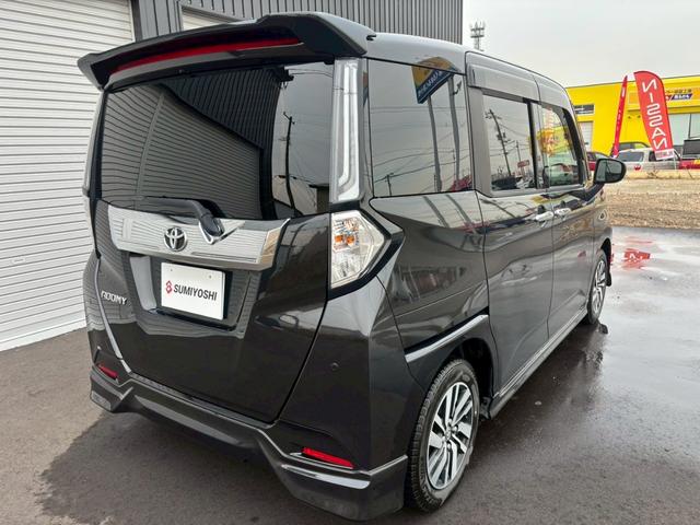 ルーミー カスタムG 4WD シートヒーター 純正エンスタ 両側電動スライドドア エアロ 整備付 保証付 純正アルミ 夏冬タイヤホイール 夏冬ワイパー ナビ BLUETOOTH ドライブレコーダー ETC バックカメラ(10枚目)