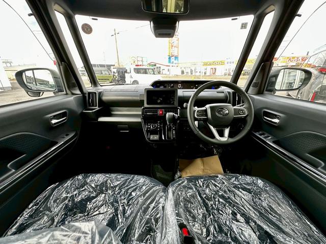 タント カスタムＲＳリミテッド　４ＷＤ　届出済未使用車　整備付　保証付　記録簿　純正エンジンスターター　スペアキー　純正アルミホイール　両側電動スライドドア　ナビ　ＢＬＵＥＴＯＯＴＨ　バックカメラ　ドライブレコーダー（3枚目）