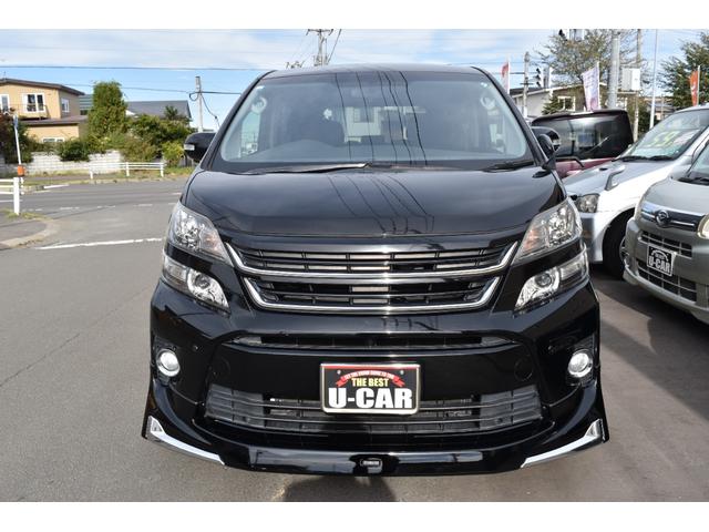 ヴェルファイア ２．４Ｚ　切替４ＷＤ　リヤヒーター　モデリスタエアロ　モデリスタダウンサス　モデリスタマフラー　純正システムコンソール（クール＆ホット）　ディスチャージヘットライト　フォグランプ　横滑り防止　コーナーセンサー（2枚目）