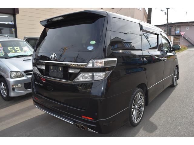 ヴェルファイア ２．４Ｚ　切替４ＷＤ　リヤヒーター　モデリスタエアロ　モデリスタダウンサス　モデリスタマフラー　純正システムコンソール（クール＆ホット）　ディスチャージヘットライト　フォグランプ　横滑り防止　コーナーセンサー（5枚目）
