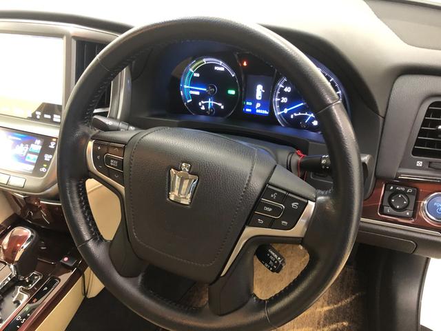 クラウンハイブリッド ロイヤルサルーン Four ワンオーナー・モデリスタエアロ・純正エンジンスターター・純正シートカバー・純正ハーフシートカバー・純正ナビ&フルセグ・CD・DVD・ブルートゥース・バックカメラ・ビルトインETC(27枚目)