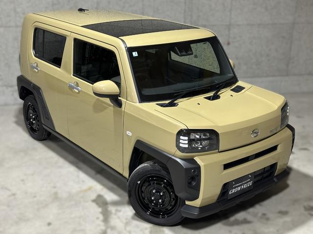 タフト X 4WD サンルーフ オートハイビーム キーフリーシステム 衝突安全ボディ 車線逸脱 衝突回避支援ブレーキ 前後ソナー LEDヘッド アイドリングSTOP エアバック 横滑り防止機能 盗難防止装置(11枚目)