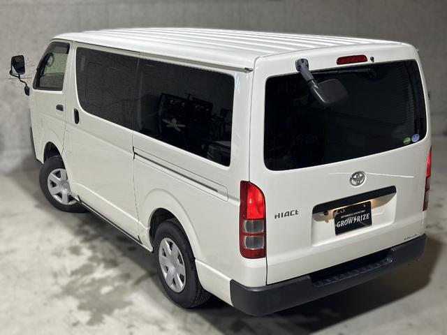 ハイエースバン ロングＤＸ　ディーゼル　本州車両　内外装美装仕上　リアヒーター　４ＷＤ　寒冷地　ディーゼル　メモリーナビ　バックカメラ　ワンセグ　ＥＴＣ　盗難防止装置　キーレス　横滑り防止機能　３列シート　乗車定員９人（21枚目）