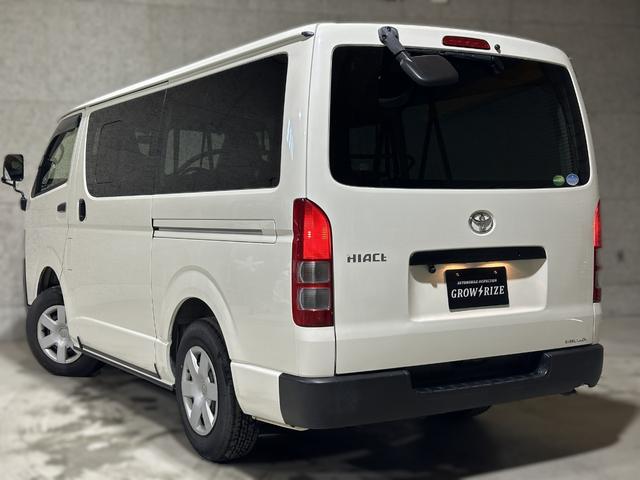 ハイエースバン ロングＤＸ　ディーゼル　本州車両　内外装美装仕上　リアヒーター　４ＷＤ　寒冷地　ディーゼル　メモリーナビ　バックカメラ　ワンセグ　ＥＴＣ　盗難防止装置　キーレス　横滑り防止機能　３列シート　乗車定員９人（22枚目）