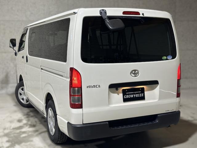 ハイエースバン ロングＤＸ　ディーゼル　本州車両　内外装美装仕上　リアヒーター　４ＷＤ　寒冷地　ディーゼル　メモリーナビ　バックカメラ　ワンセグ　ＥＴＣ　盗難防止装置　キーレス　横滑り防止機能　３列シート　乗車定員９人（23枚目）