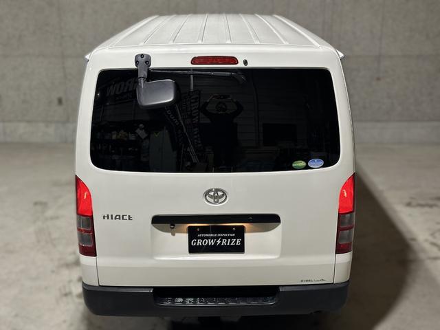 ハイエースバン ロングＤＸ　ディーゼル　本州車両　内外装美装仕上　リアヒーター　４ＷＤ　寒冷地　ディーゼル　メモリーナビ　バックカメラ　ワンセグ　ＥＴＣ　盗難防止装置　キーレス　横滑り防止機能　３列シート　乗車定員９人（31枚目）