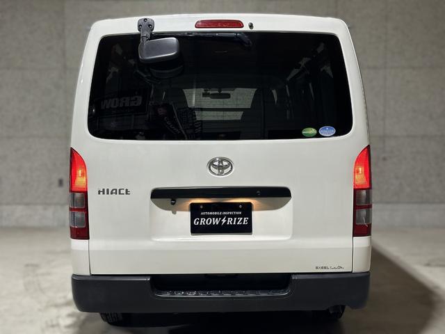 ハイエースバン ロングＤＸ　ディーゼル　本州車両　内外装美装仕上　リアヒーター　４ＷＤ　寒冷地　ディーゼル　メモリーナビ　バックカメラ　ワンセグ　ＥＴＣ　盗難防止装置　キーレス　横滑り防止機能　３列シート　乗車定員９人（33枚目）