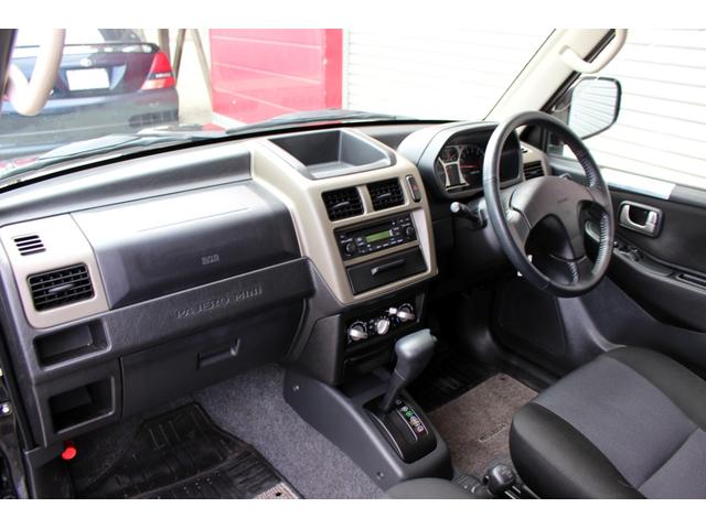 パジェロミニ VR 1オーナー・ユーザー買取直販・パートタイム4WD・シートヒーター・衝突安全ボディ・キーレスエントリー・禁煙車・運転席エアバック・助手席エアバック・アンチロックブレーキ・センターデフロック・ドアバイザー(18枚目)