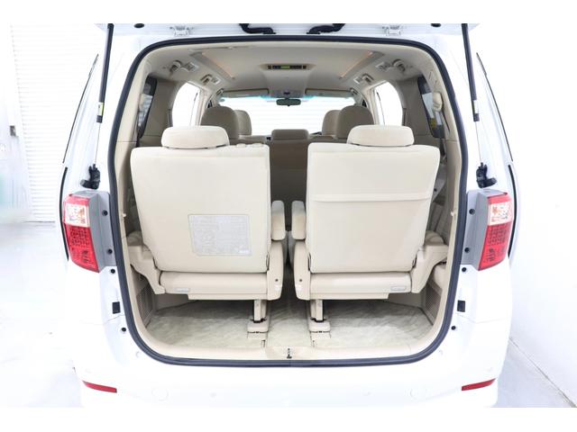 アルファード ２４０Ｘ　純正７型ＳＤナビ　バックカメラ　寒冷地仕様　ワイパーデアイサー　両側パワースライドドア　クリアランスソナー　ビルトインＥＴＣ　ＨＩＤヘッドライト　ＬＥＤフォグライト　８人乗り　２列目ベンチシート（22枚目）
