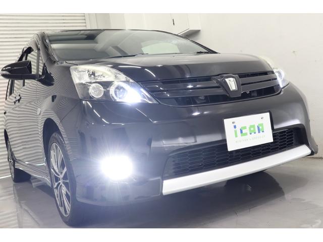 アイシス プラタナ Vセレクション・ノアール ワンオーナー ケンウッド7型SDナビ バックカメラ 横滑り防止装置 黒革シート 両側パワースライドドア 純正エンジンスターター 電動格納式ドアミラー レオニス17インチAW HIDヘッド LEDフォグ(2枚目)